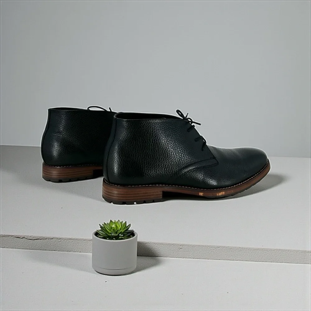Joseph Abboud Dark Leather Chukka‎ Boots